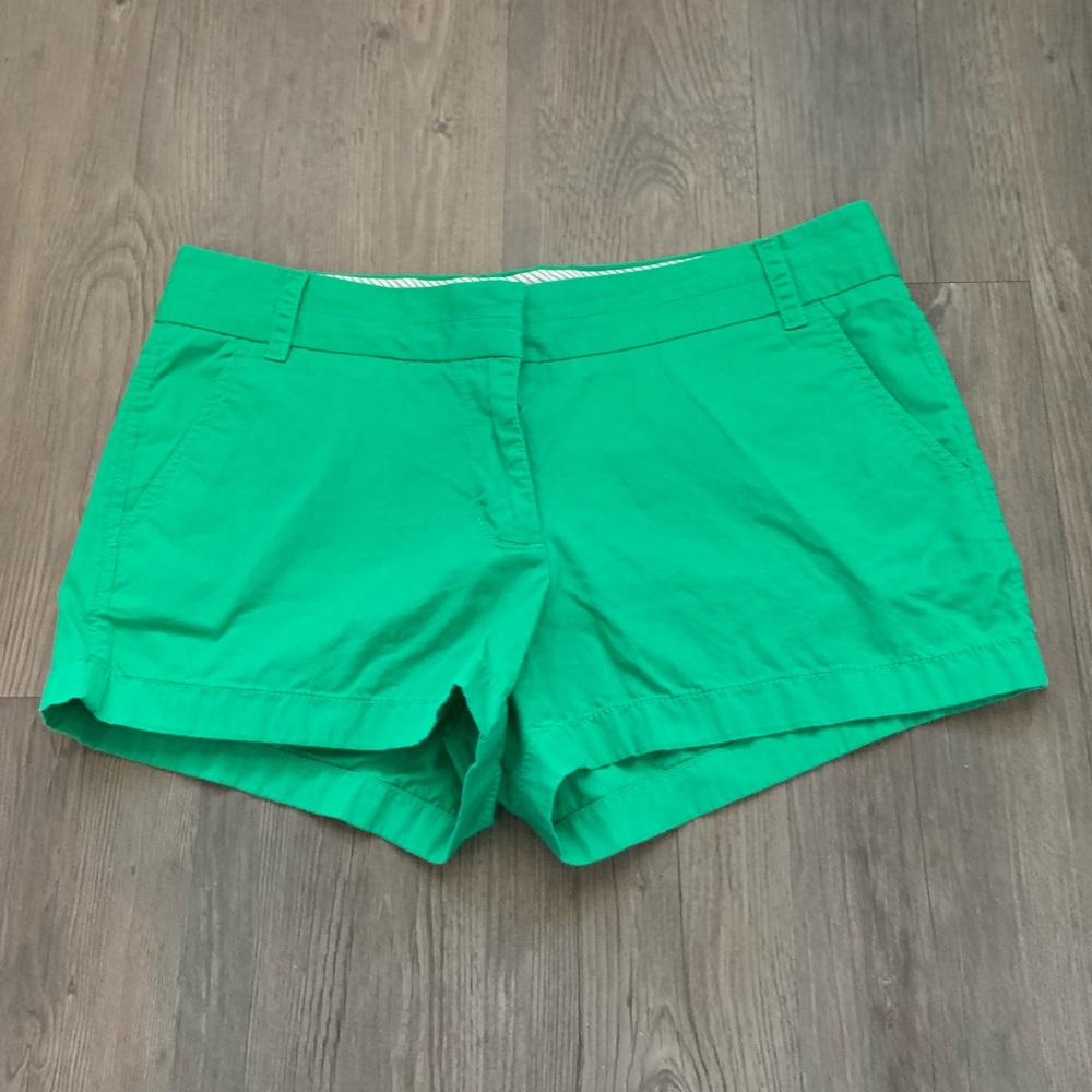 J.Crew Chino Green Shorts